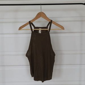 Olive Free People Tank Top